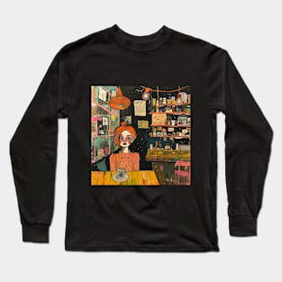 Cafe Aesthetic Long Sleeve T-Shirt